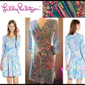 NEW! Lilly Pulitzer👗Emilia Wrap Dress, size M